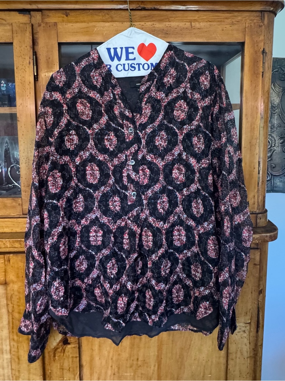 Isabel Marant Silk blend lined blouse size 42
